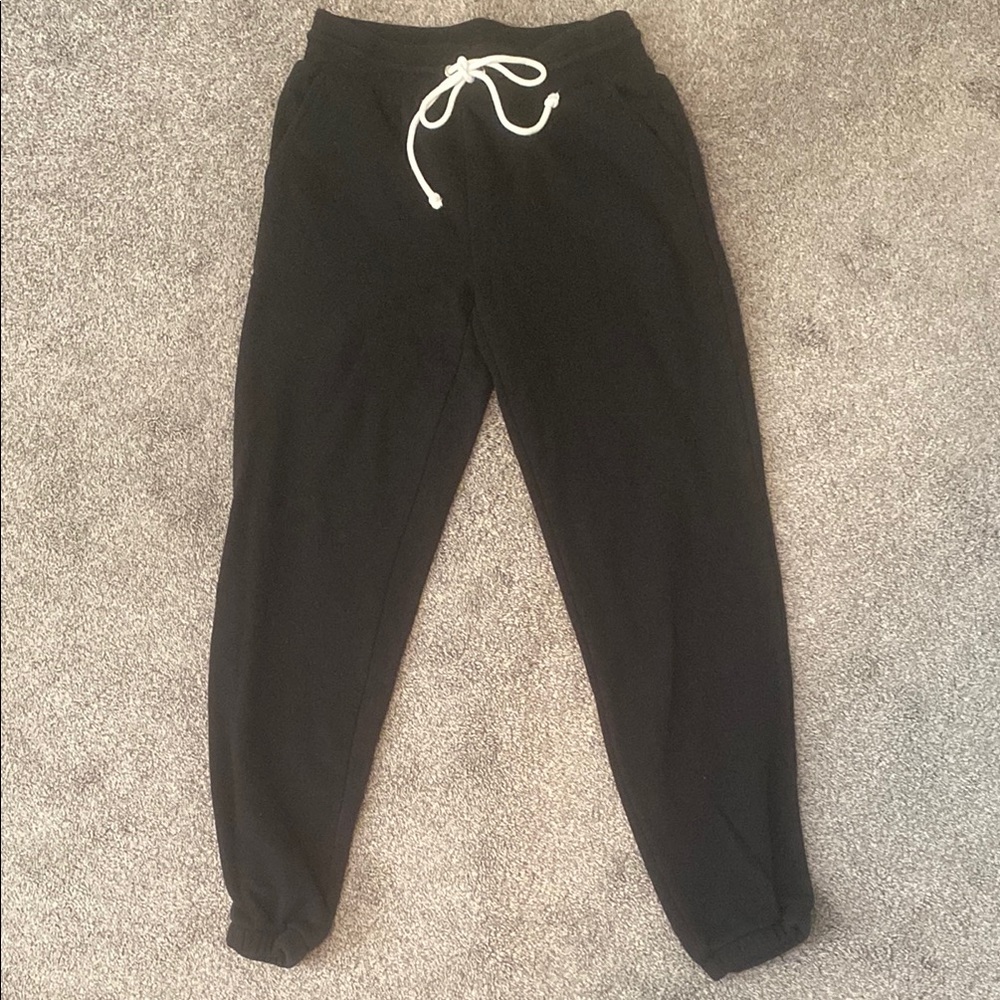 Target Wild Fable Black Jogger Pants with White Drawstring